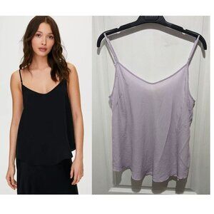ARITZIA Under\Wilfred | Nostalgia Silk V-neck Camisole in Lavender
